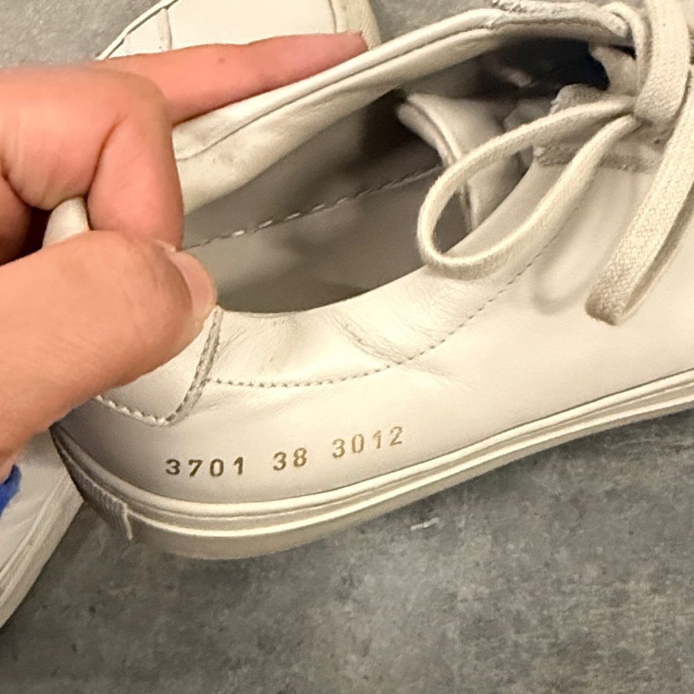 Common Projects Cream Sneakers - Picture 6 of 6